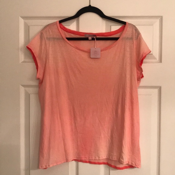 NWT - Calypso St. Barth Pink T Shirt - Picture 1 of 3